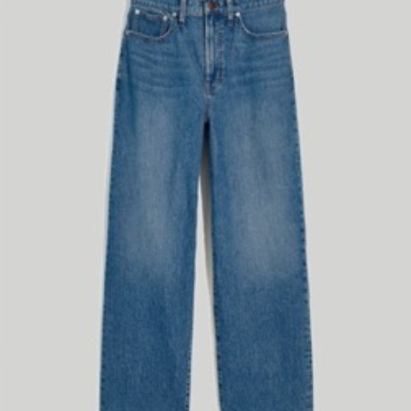 Madewell Denim - Maxwell - The Perfect Vintage Wide-Leg Crop Jean  - Size 28